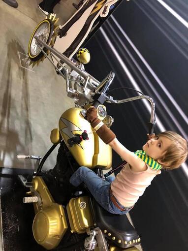 My son stole a lot of hearts as Joseph Joestar from JJBA in 2019