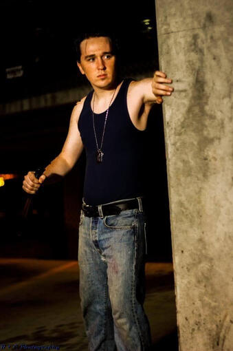 My husband, Benjamin, as Billy from RE0 circa 2015